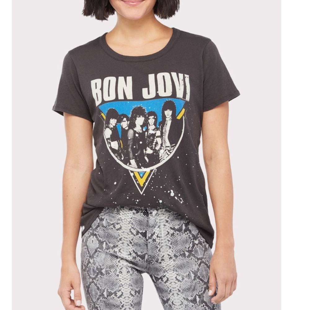 Chaser Bon Jovi Top Size Small NWT #Lux-X